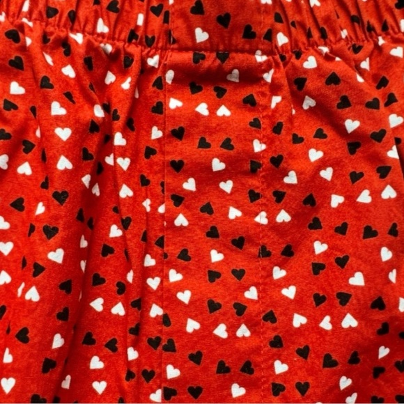 J. CREW Heart Print Boxer Shorts - Red, Medium (32-34) | 100% Cotton - Picture 3 of 9